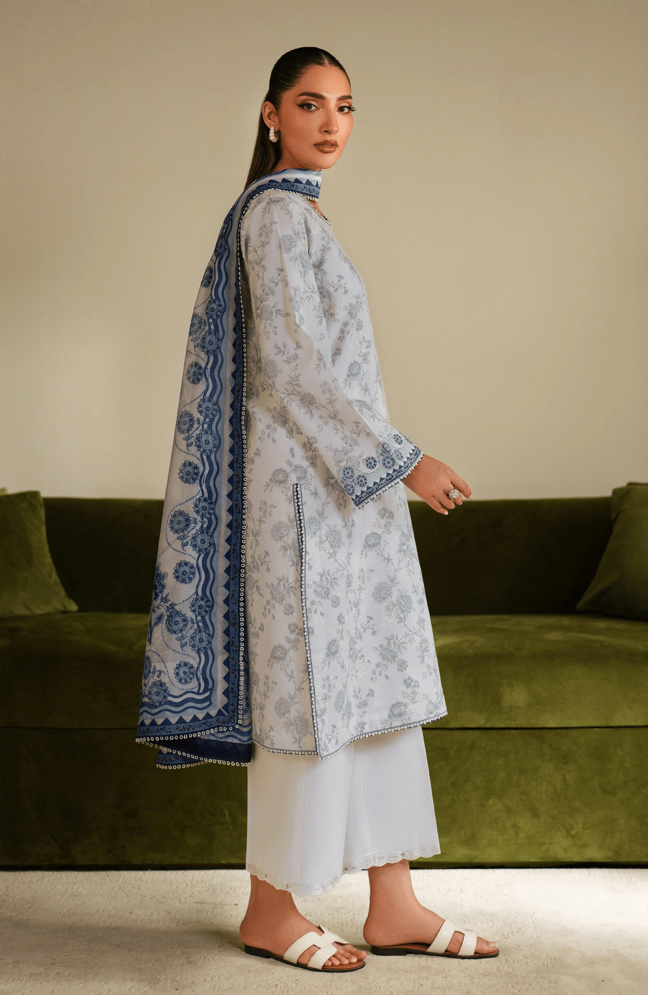 Seran | Ilara Cambric | AZZURA - by Libasekhas UK - Registered Vendor of : Seran - 100% Original Designer Dress