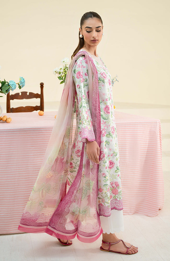 Seran | Daffodils Lawn 24 | Freya - by - Libasekhas UK - Registered Vendor of : Seran - 100% Original Designer Dresss