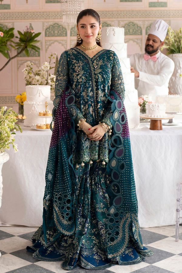 Nureh | Jhoomro Formals |NL-94 Amania - by Libasekhas UK - Registered Vendor of : Nureh - 100% Original Designer Dress