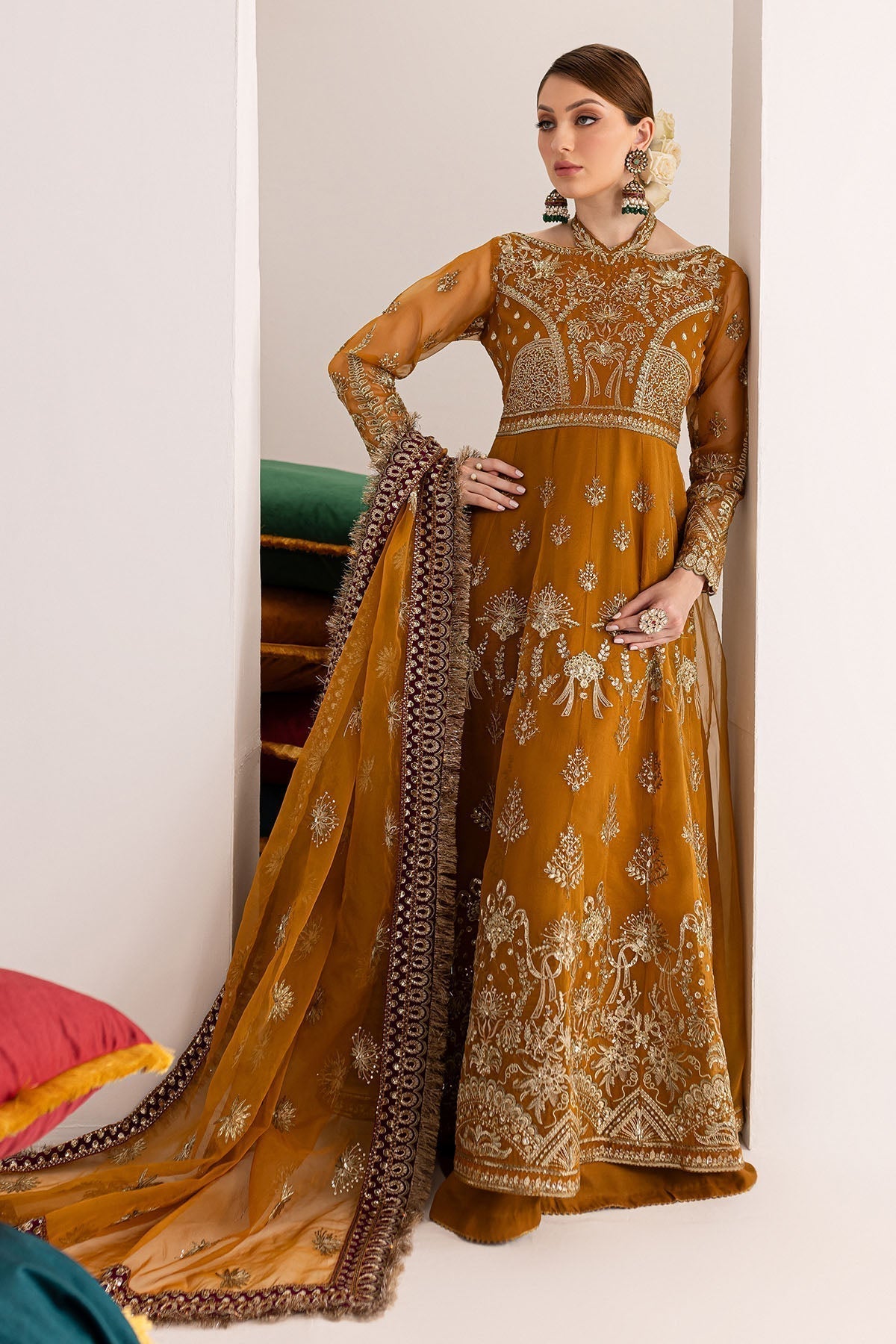 Nureh | Fancy Formals | NP-514 - by - Libasekhas UK - Registered Vendor of : Nureh - 100% Original Designer Dresss