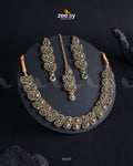 Elara Necklace - by - Libasekhas UK - Registered Vendor of : Zeesy - 100% Original Designer Dresss