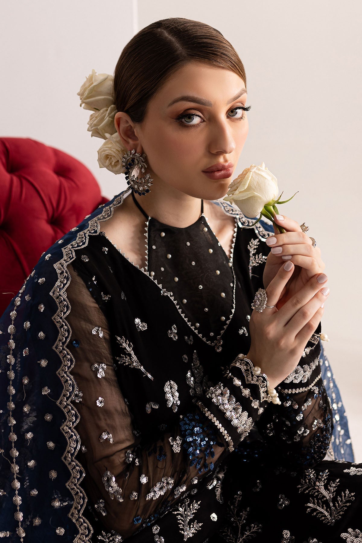 Nureh | Fancy Formals | NP-517 - by - Libasekhas UK - Registered Vendor of : Nureh - 100% Original Designer Dresss