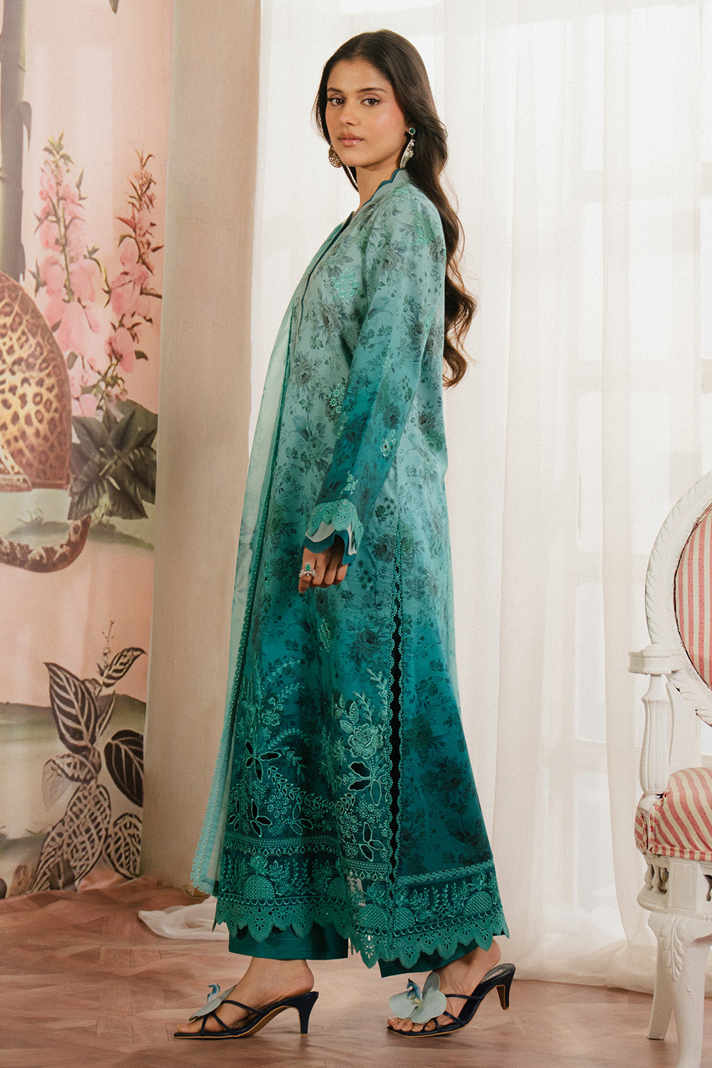 Ayzel | Armelia Printed Lawn 25 | Esmera - by - Libasekhas UK - Registered Vendor of : Ayzel - 100% Original Designer Dresss