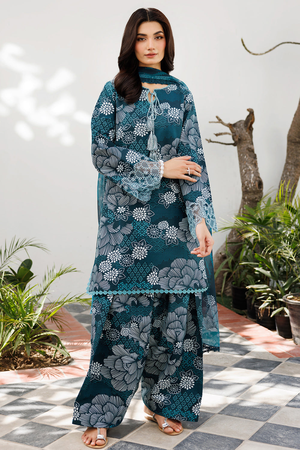 Farasha | Printed Essentials | Twilight Dew - by Libasekhas UK - Registered Vendor of : Farasha - 100% Original Designer Dress