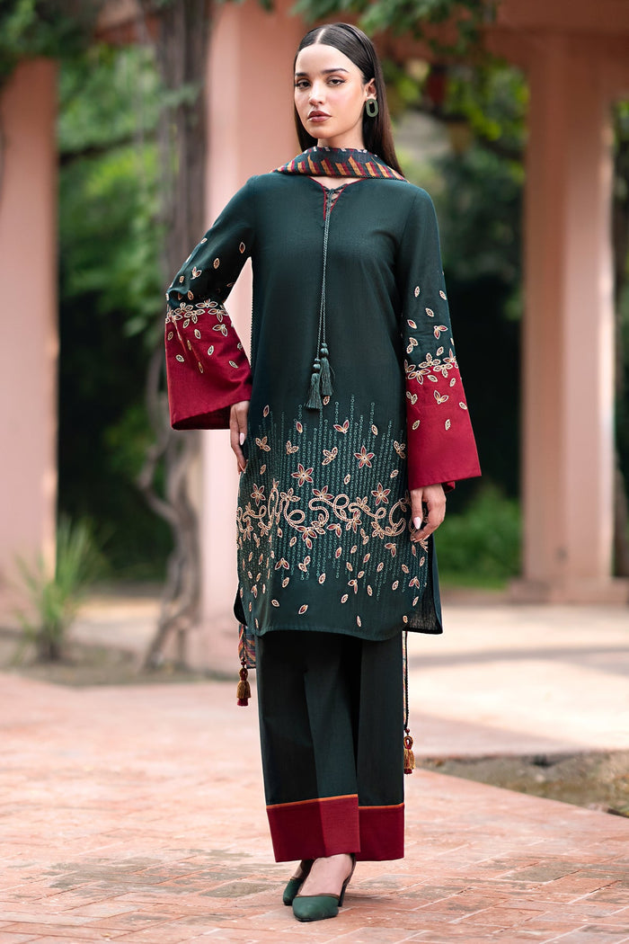 Jazmin | Winter Edition 24 | KHADDAR UW-0071 - by - Libasekhas UK - Registered Vendor of : Jazmin - 100% Original Designer Dresss