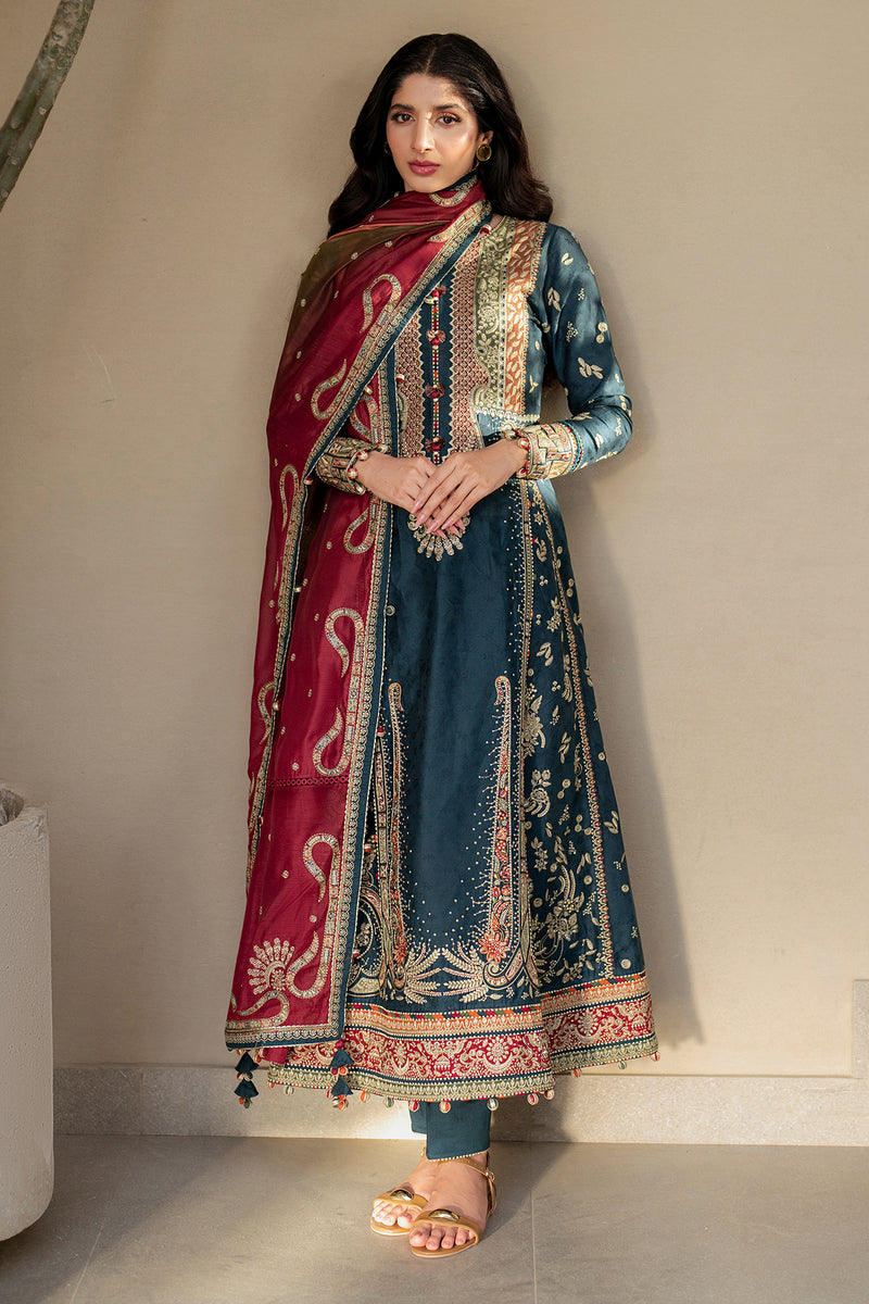 Jazmin | Shahkaar Luxury Lawn 25 | SL25-D3 - by - Libasekhas UK - Registered Vendor of : Jazmin - 100% Original Designer Dresss
