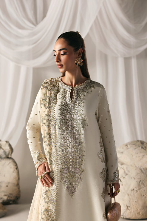 Emaan Adeel | Serein Luxe Silk | MISTY DAWN - by Libasekhas UK - Registered Vendor of : Emaan Adeel - 100% Original Designer Dress