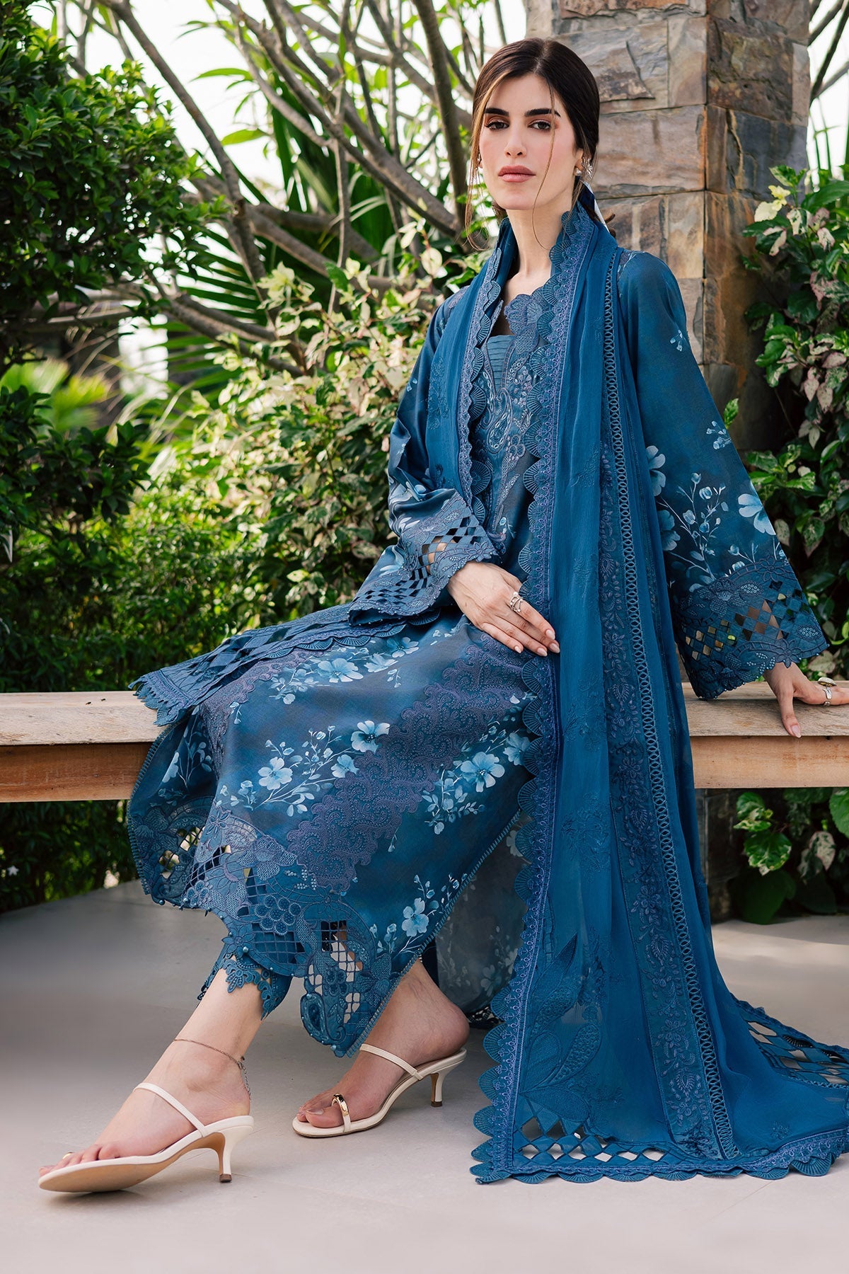 Nureh | Raha Lawn | NE-260 - by Libasekhas UK - Registered Vendor of : Nureh - 100% Original Designer Dress