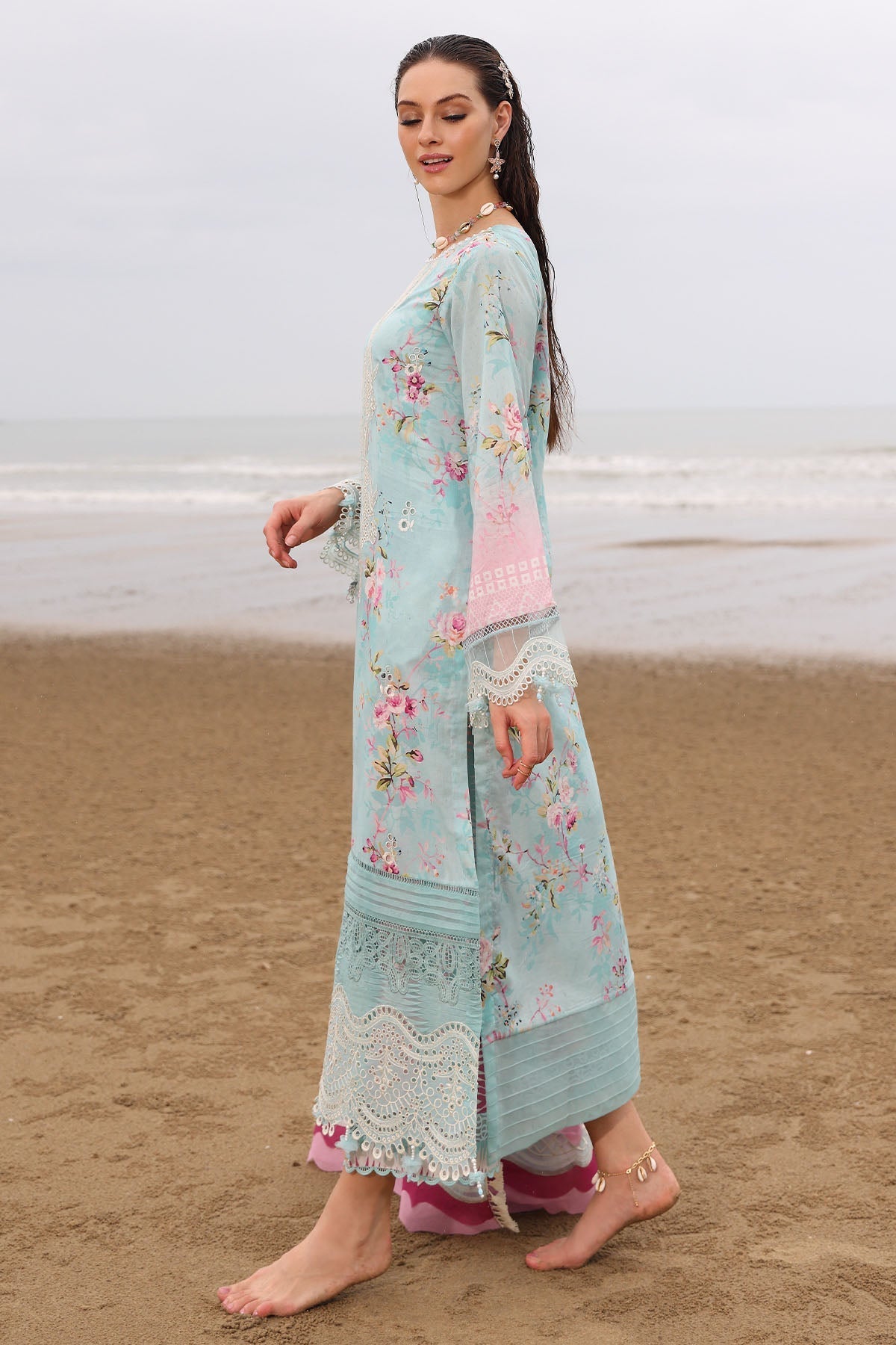 Nureh | Gardenia Embroidered Lawn 25 | NSG-173 - by - Libasekhas UK - Registered Vendor of : Nureh - 100% Original Designer Dresss