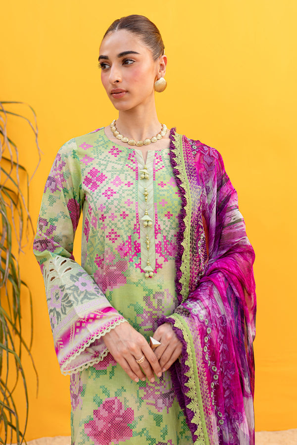 Nureh | Gardenia Lawn 24 | NS-139 A - by - Libasekhas UK - Registered Vendor of : Nureh - 100% Original Designer Dresss
