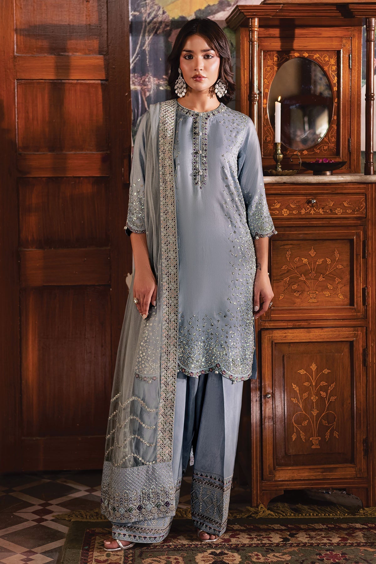 Nureh | Nur Mahal | NE-195 - by Libasekhas UK - Registered Vendor of : Nureh - 100% Original Designer Dress