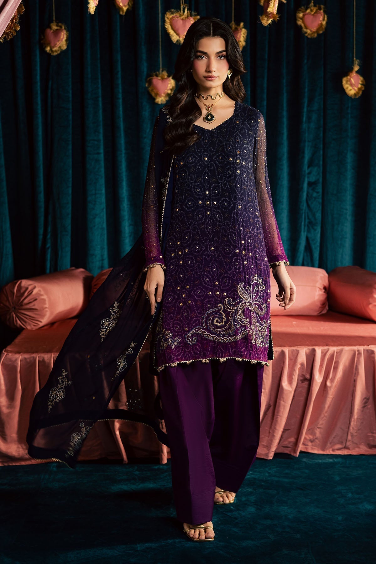 Nureh | Mukeshkari Formals | MK-23 - by Libasekhas UK - Registered Vendor of : Nureh - 100% Original Designer Dress