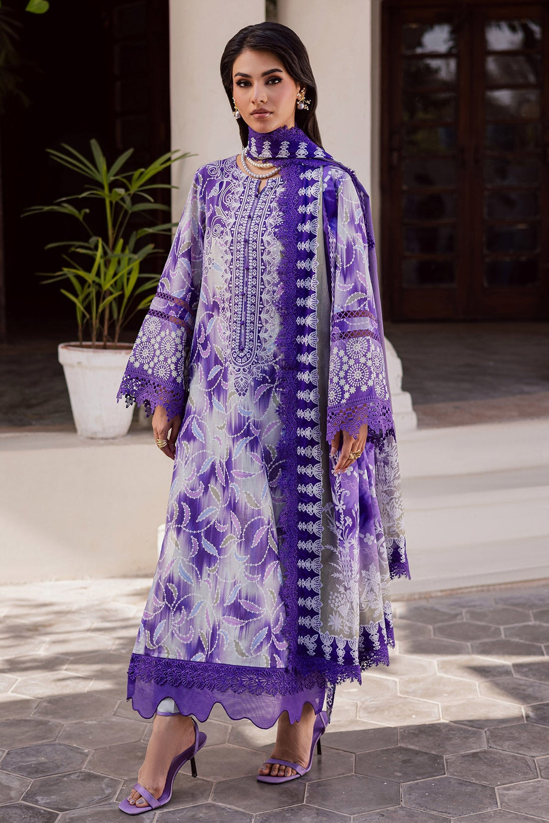 Nureh | Rania Prints | NR-05 - by Libasekhas UK - Registered Vendor of : Nureh - 100% Original Designer Dress