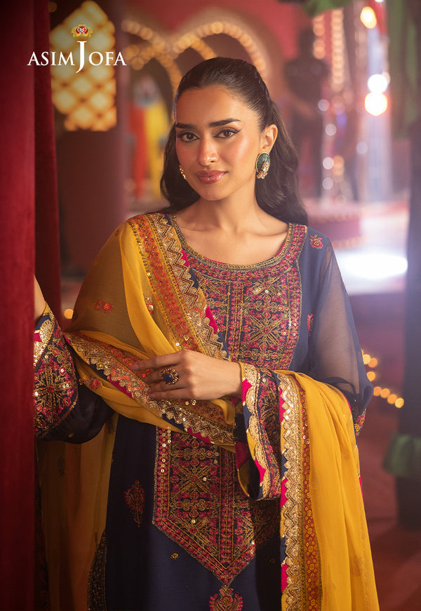 Asim Jofa | Festive Collection 25 | AJLF-16 - by - Libasekhas UK - Registered Vendor of : Asim Jofa - 100% Original Designer Dresss