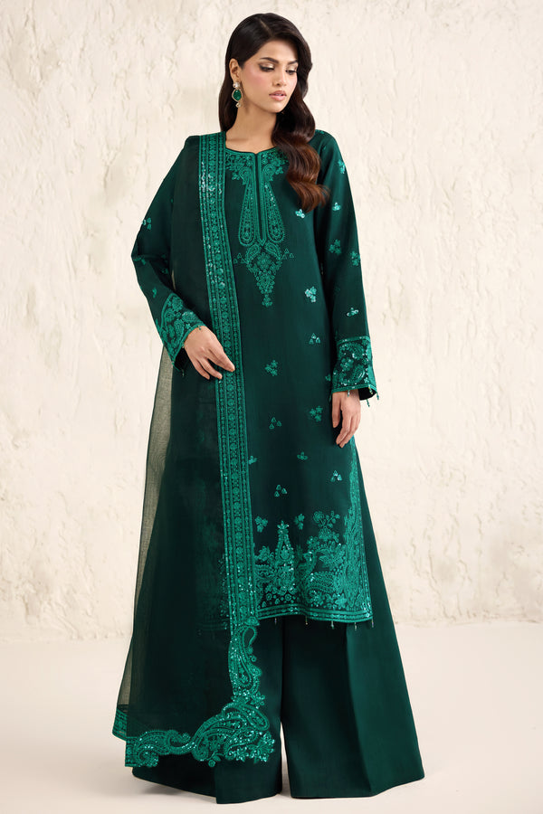 Farasha | Formals 26 | Emerald Luxe - by Libasekhas UK - Registered Vendor of : Farasha - 100% Original Designer Dress