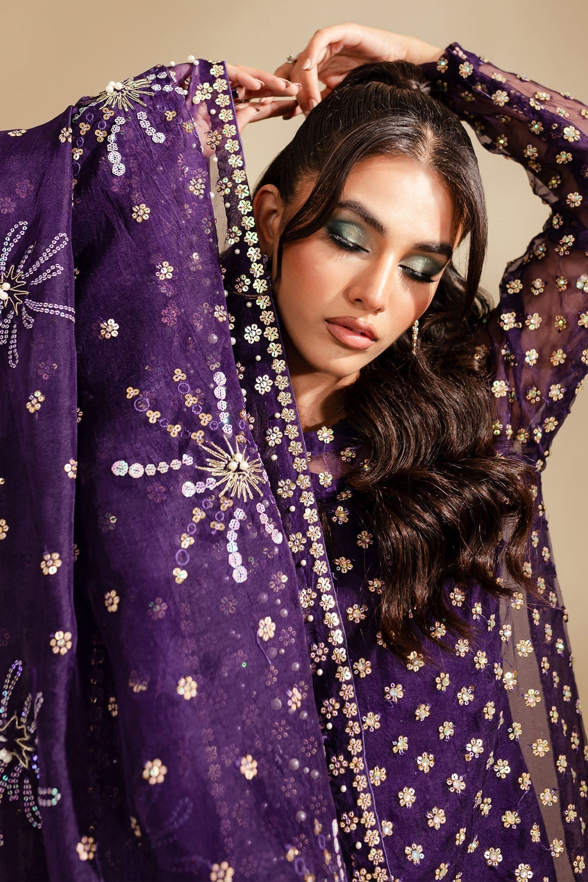Nureh | Tiny Twinkles | WILD BEAUTY - by - Libasekhas UK - Registered Vendor of : Nureh - 100% Original Designer Dresss