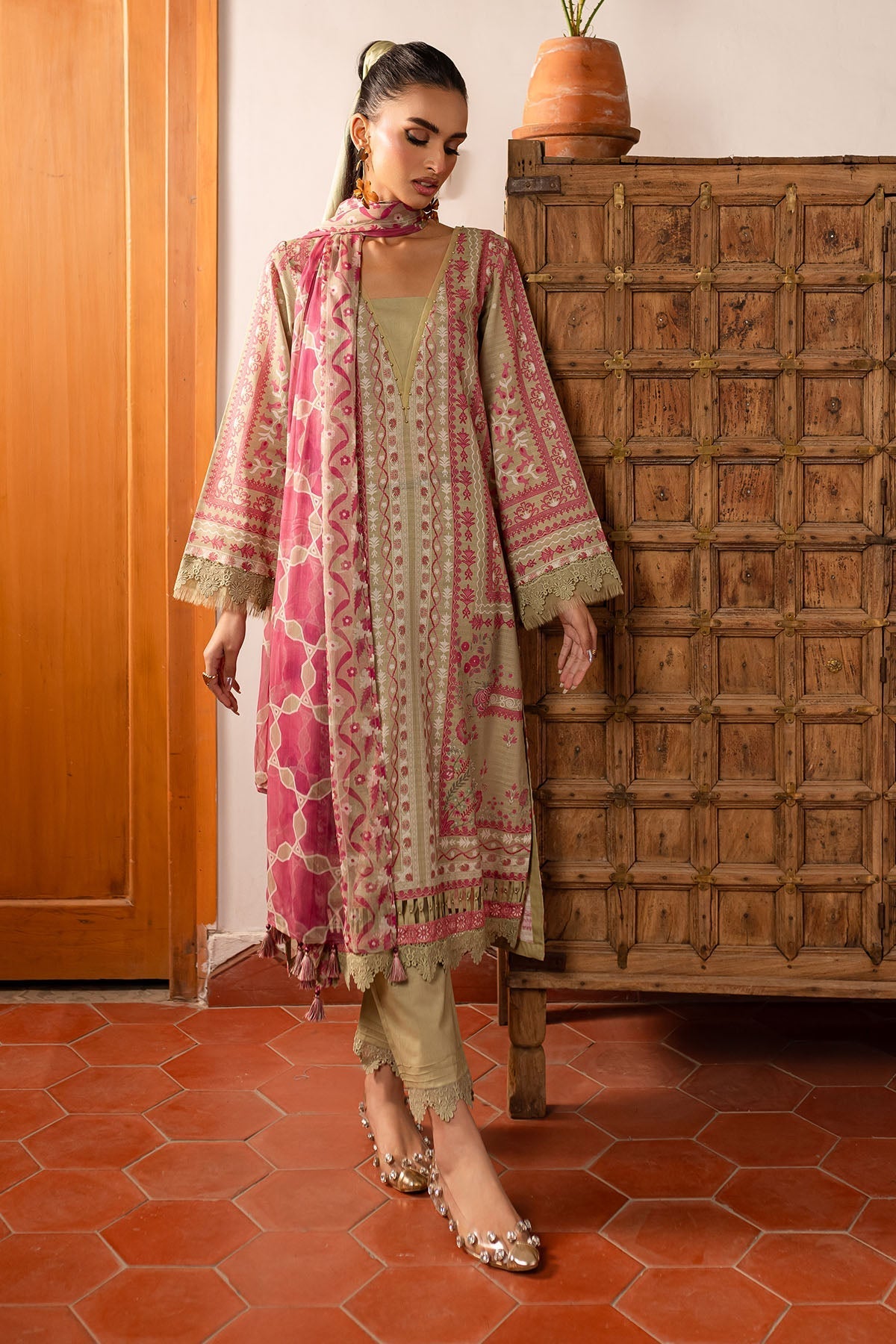Nureh | Printed lawn 25 | SP-141 - by - Libasekhas UK - Registered Vendor of : Nureh - 100% Original Designer Dresss