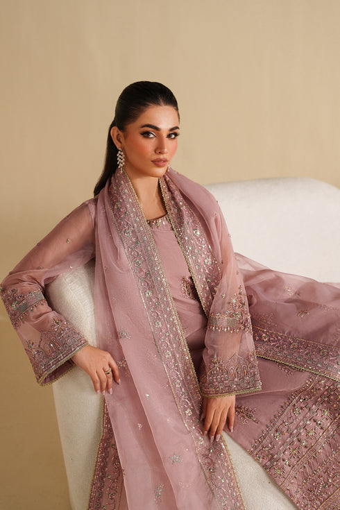 Naqshi | Feemora Organza Raw Silk | Ushna - by Libasekhas UK - Registered Vendor of : Naqshi - 100% Original Designer Dress
