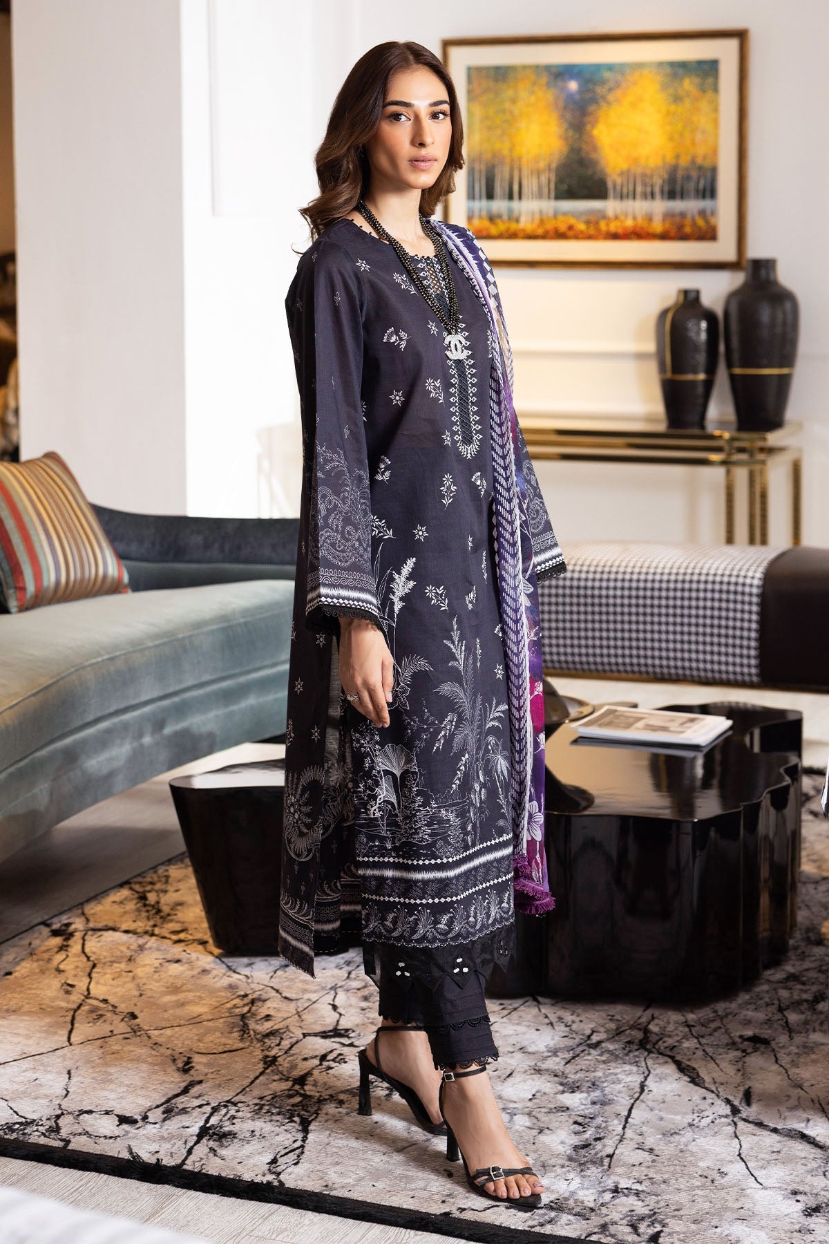 Nureh | Printed lawn 25 | SP-118 - by - Libasekhas UK - Registered Vendor of : Nureh - 100% Original Designer Dresss