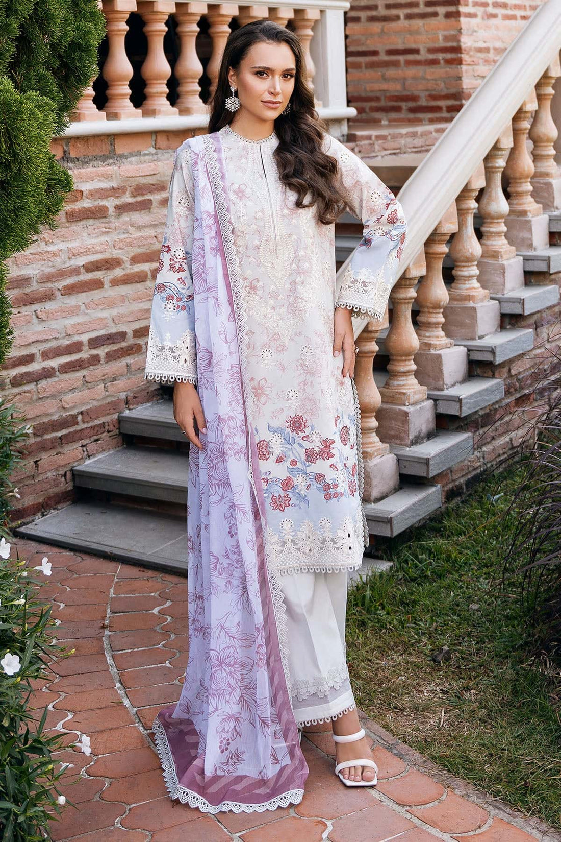 Afrozeh | Damask The Holiday Edit 25 | Opaline B - by - Libasekhas UK - Registered Vendor of : Afrozeh - 100% Original Designer Dresss
