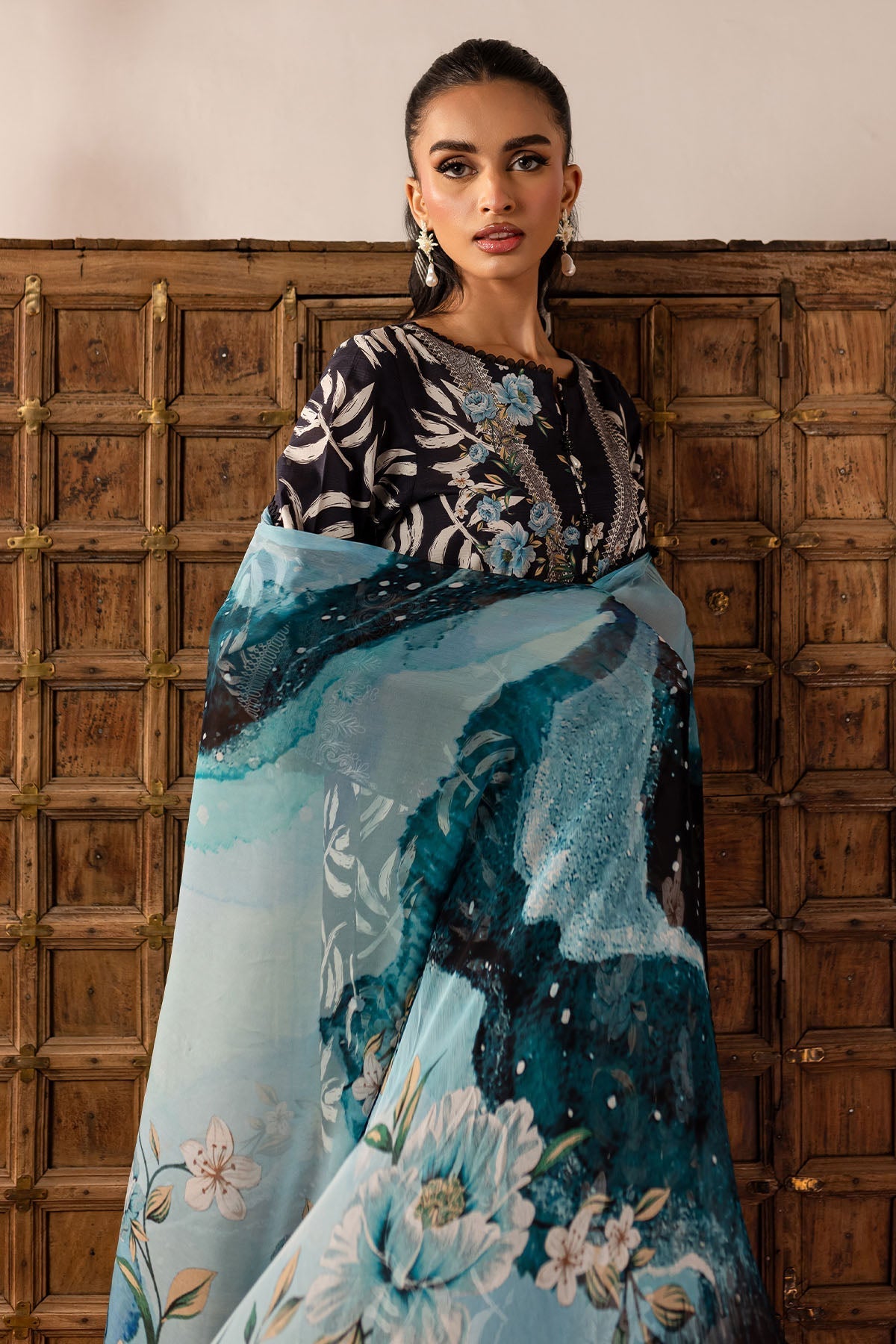 Nureh | Printed Lawn 25 | SP-142 - by - Libasekhas UK - Registered Vendor of : Nureh - 100% Original Designer Dresss