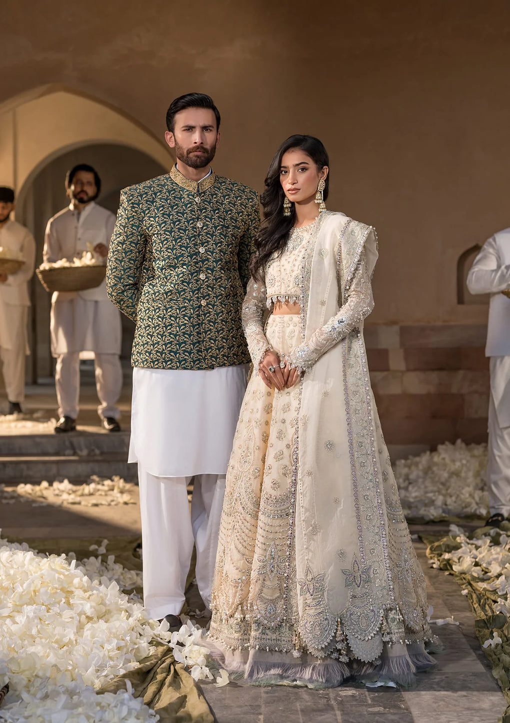 Elaf Premium | Formal Handwork Collection | EFH-06 GHAZAL - by - Libasekhas UK - Registered Vendor of : Elaf Premium - 100% Original Designer Dresss
