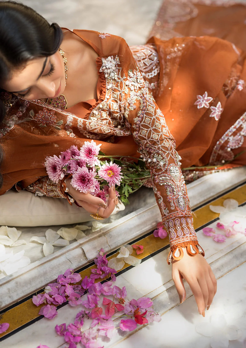 Elaf Premium | Formal Handwork Collection | EFH-03 SHAHANA - by - Libasekhas UK - Registered Vendor of : Elaf Premium - 100% Original Designer Dresss