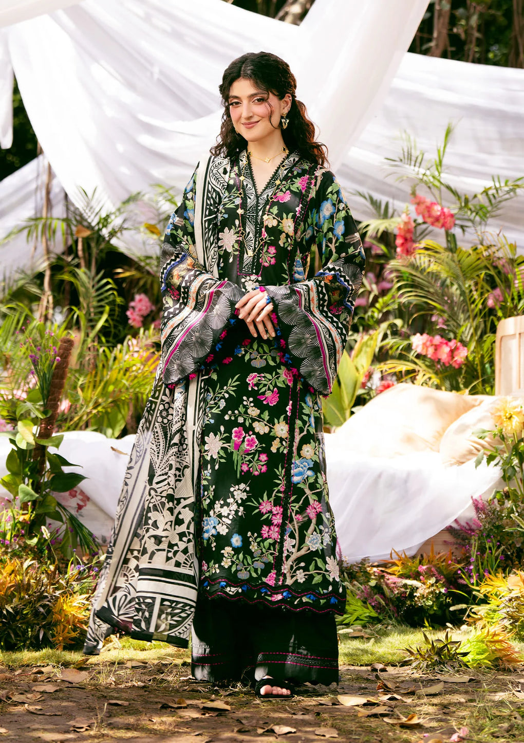 Elaf Premium | Prints 25 | EPS-8B ELAROSE - by - Libasekhas UK - Registered Vendor of : Elaf Premium - 100% Original Designer Dresss