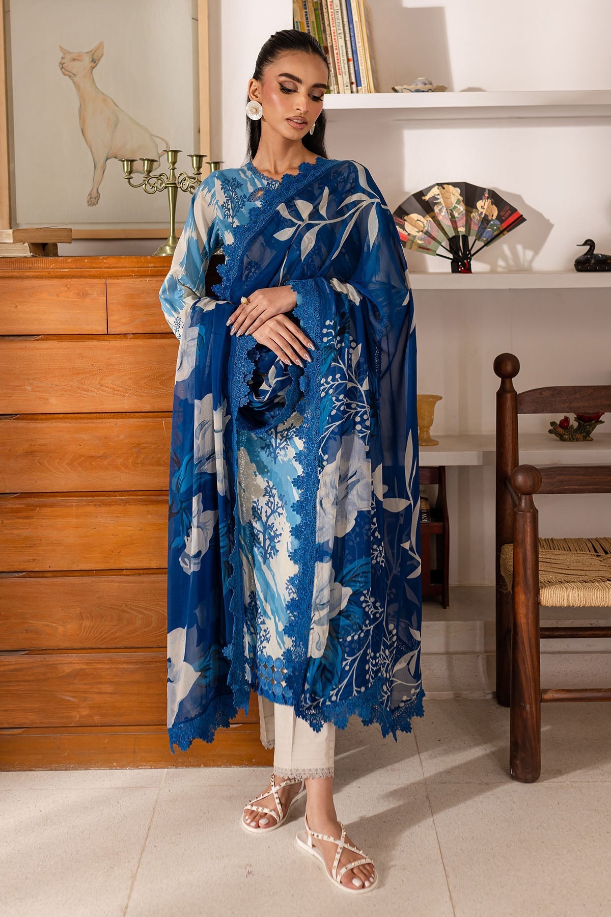 Nureh | Printed Lawn 25 | SP-148 - by - Libasekhas UK - Registered Vendor of : Nureh - 100% Original Designer Dresss