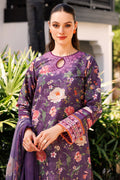 Farasha | Printed Essentials | Majestic Purple - by - Libasekhas UK - Registered Vendor of : Farasha - 100% Original Designer Dresss