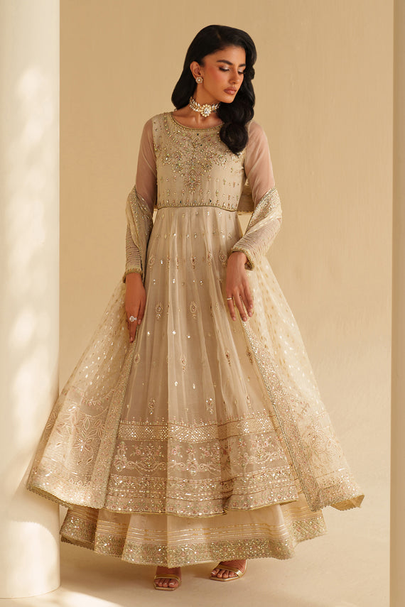 Naqshi | Feemora Organza Raw Silk | Aroha - by Libasekhas UK - Registered Vendor of : Naqshi - 100% Original Designer Dress