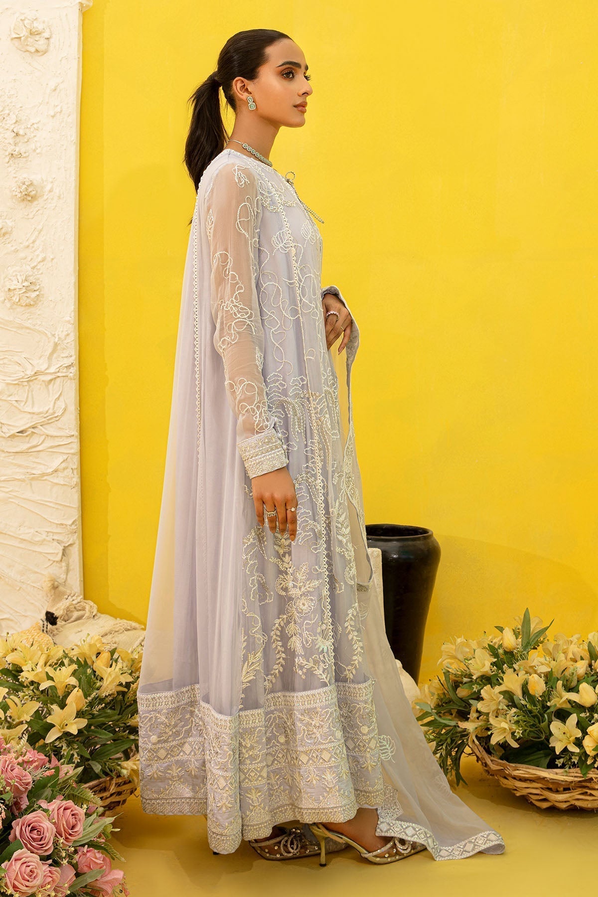 Nureh | Fancy Formals | NP-370 - by - Libasekhas UK - Registered Vendor of : Nureh - 100% Original Designer Dresss