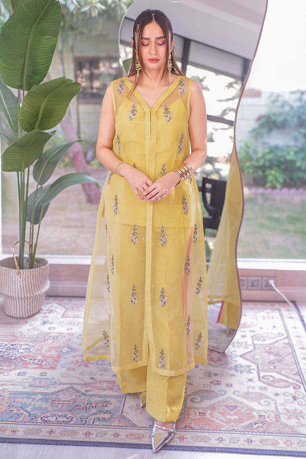 Hana | Signature Series | Sun-Lit Glow - by - Libasekhas UK - Registered Vendor of : Hana - 100% Original Designer Dresss