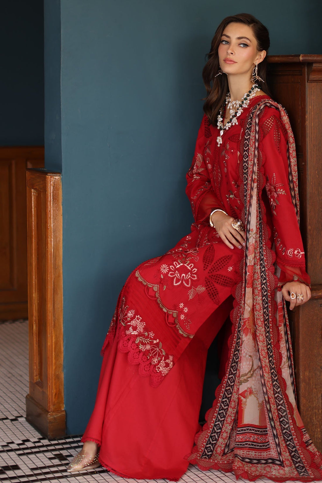 Nureh | Maya Lawn | NS-157 - by - Libasekhas UK - Registered Vendor of : Nureh - 100% Original Designer Dresss