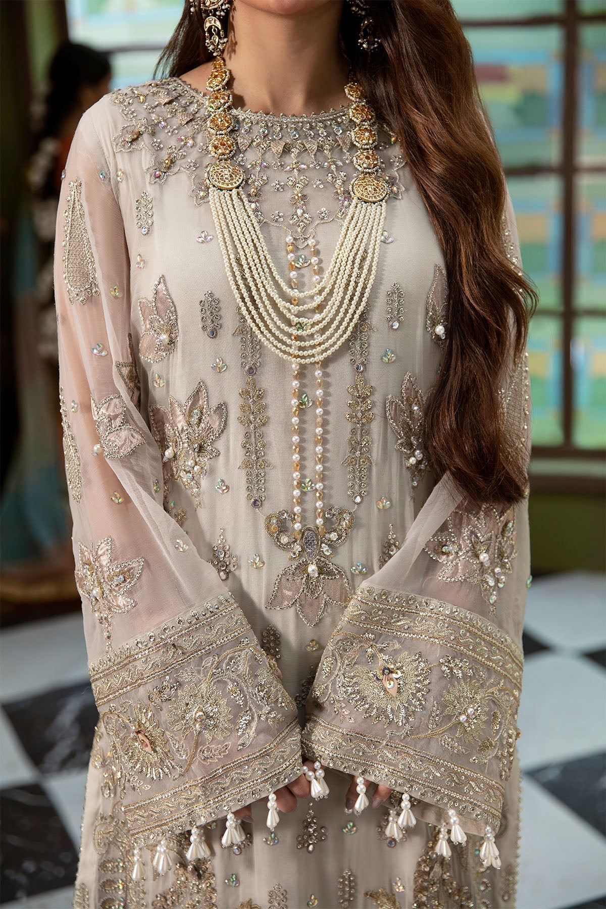 Nureh | Jhoomro Wedding Formals | NL-51 - FASANA - by - Libasekhas UK - Registered Vendor of : Nureh - 100% Original Designer Dresss