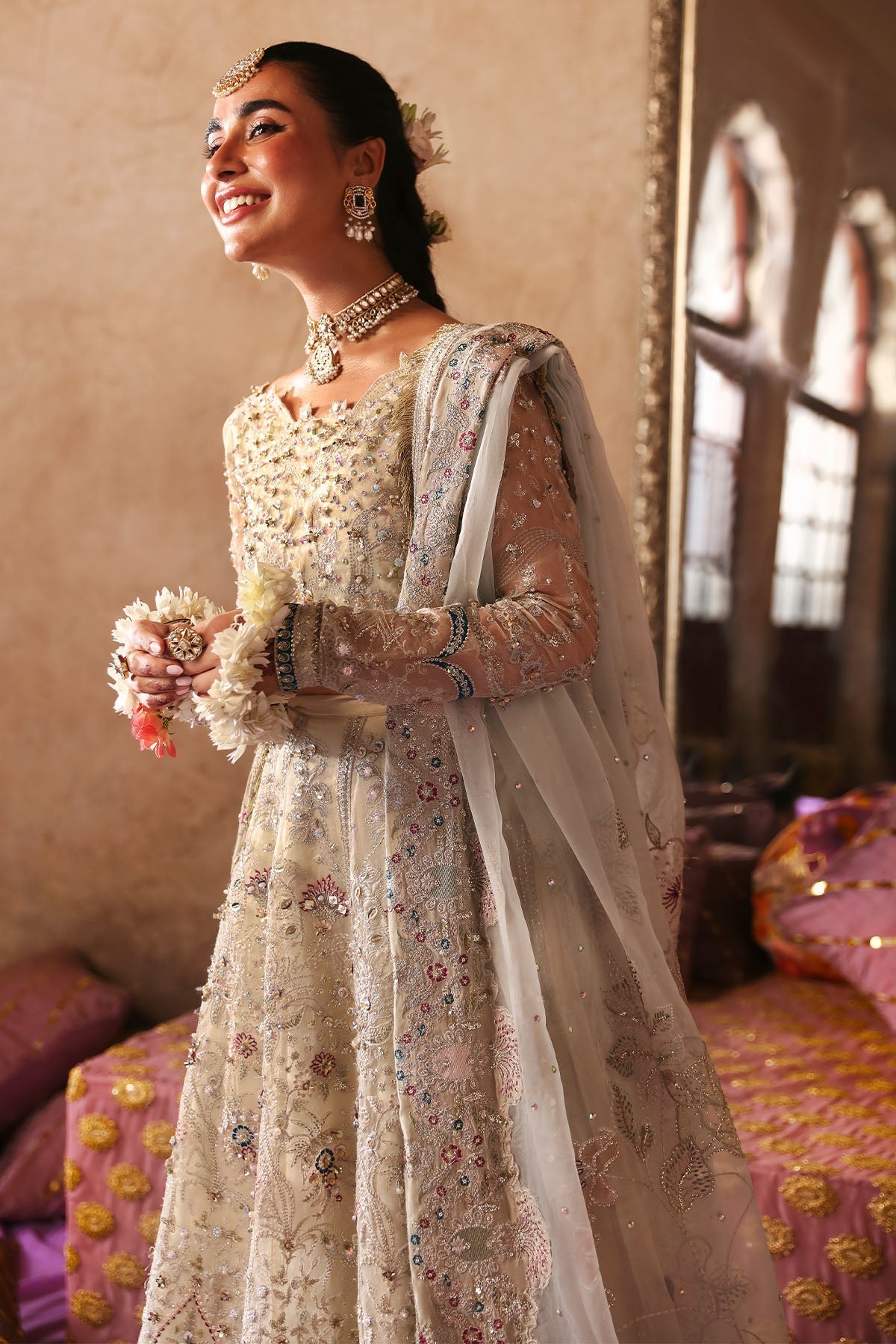 Nureh | Jhoomro Wedding Formals | NL-72 CHANDNI - by - Libasekhas UK - Registered Vendor of : Nureh - 100% Original Designer Dresss