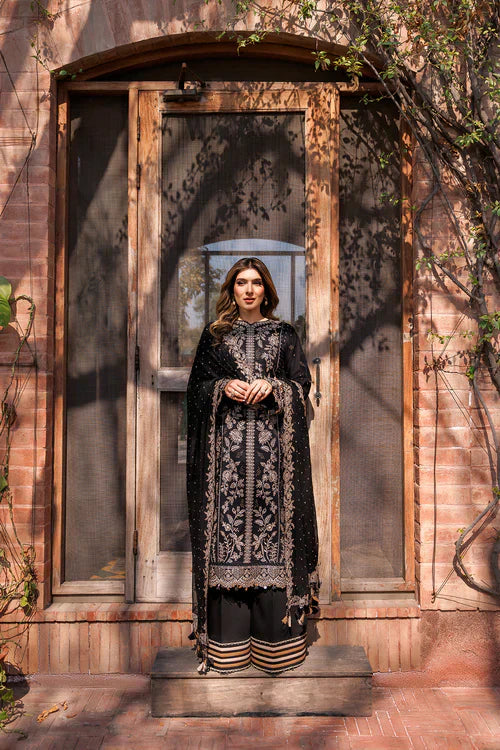 Farasha | Kaavish Lawn 24 | RAVEN AURA - by - Libasekhas UK - Registered Vendor of : Farasha - 100% Original Designer Dresss