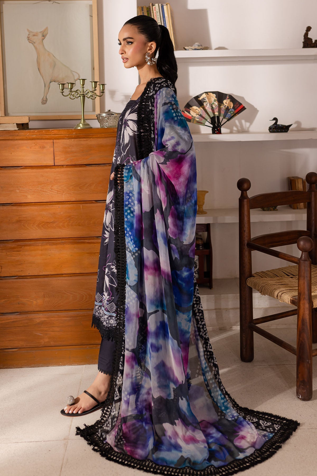 Nureh | Printed Lawn 25 | SP-150 - by - Libasekhas UK - Registered Vendor of : Nureh - 100% Original Designer Dresss