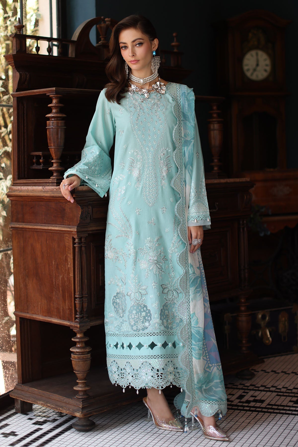 Nureh | Maya Lawn | NS-156 - by - Libasekhas UK - Registered Vendor of : Nureh - 100% Original Designer Dresss