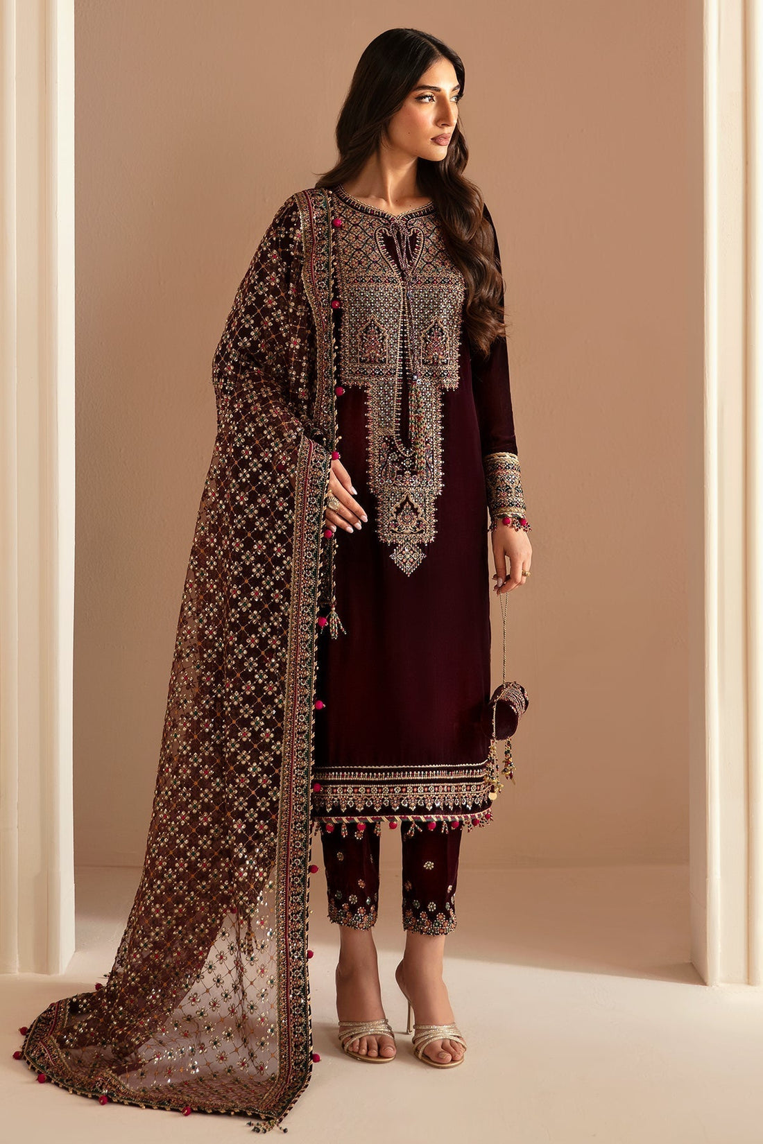 Jazmin | Velvet Edit 24 | Velvet Formal VF-2022 - by - Libasekhas UK - Registered Vendor of : Jazmin - 100% Original Designer Dresss