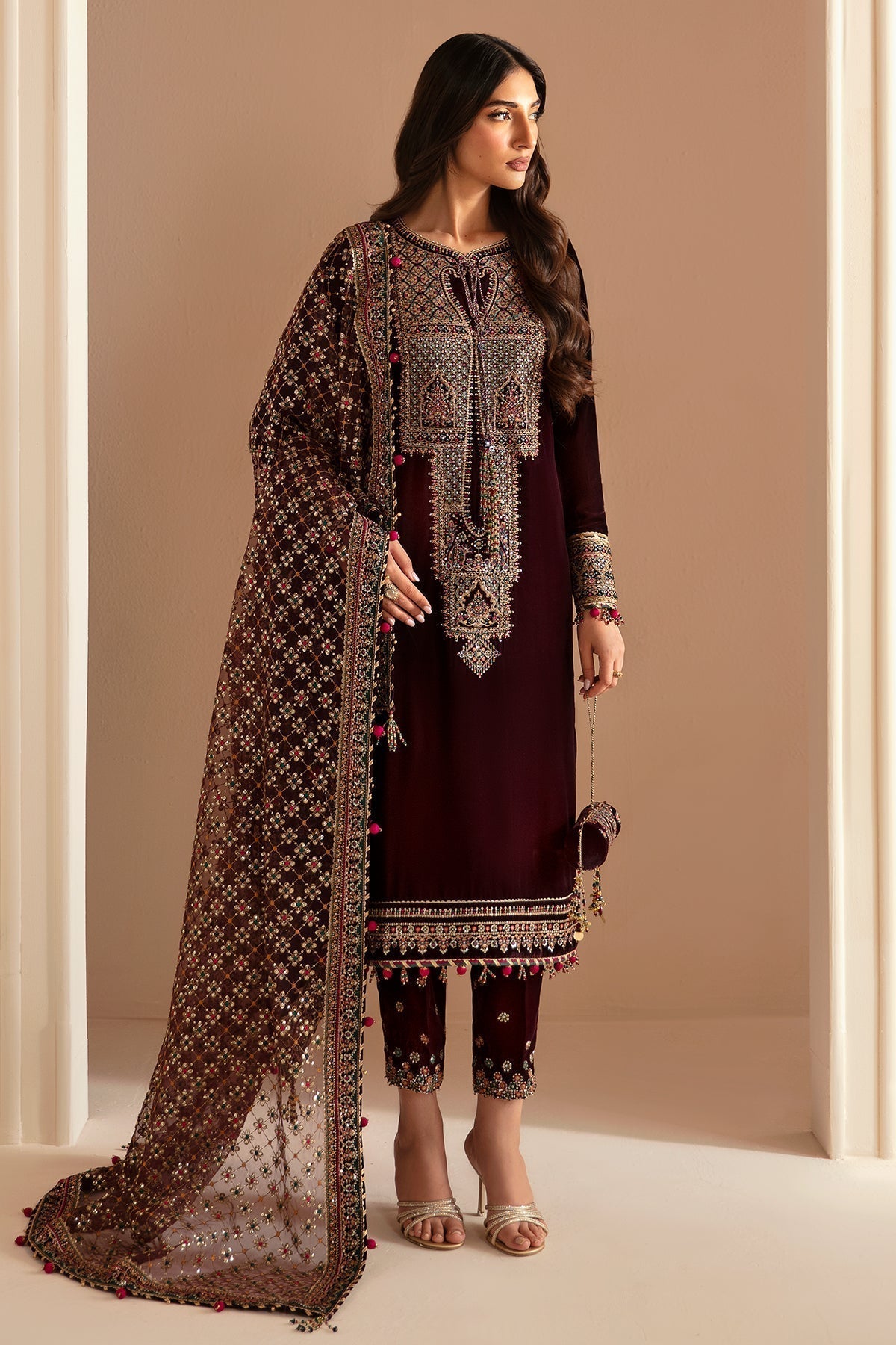 Jazmin | Velvet Edit 24 | Velvet Formal VF-2022 - by - Libasekhas UK - Registered Vendor of : Jazmin - 100% Original Designer Dresss