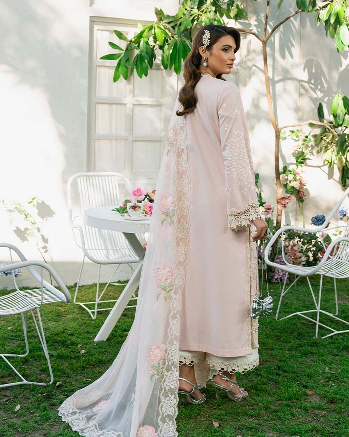 Zevk | Flora Festive Lawn | LOTUS - by - Libasekhas UK - Registered Vendor of : Zevk - 100% Original Designer Dresss