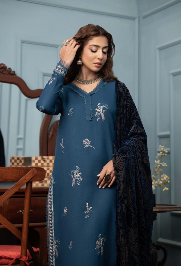 Humdum | Zouq 25 | D04 - by Libasekhas UK - Registered Vendor of : Humdum - 100% Original Designer Dress