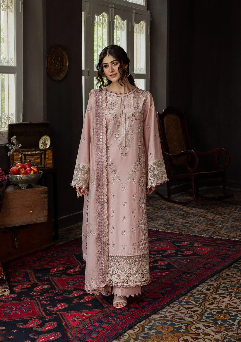 Kahf Premium | Kahf Karandi 25 | KKH-08 ROSABELLE - by Libasekhas UK - Registered Vendor of : Kahf Premium - 100% Original Designer Dress