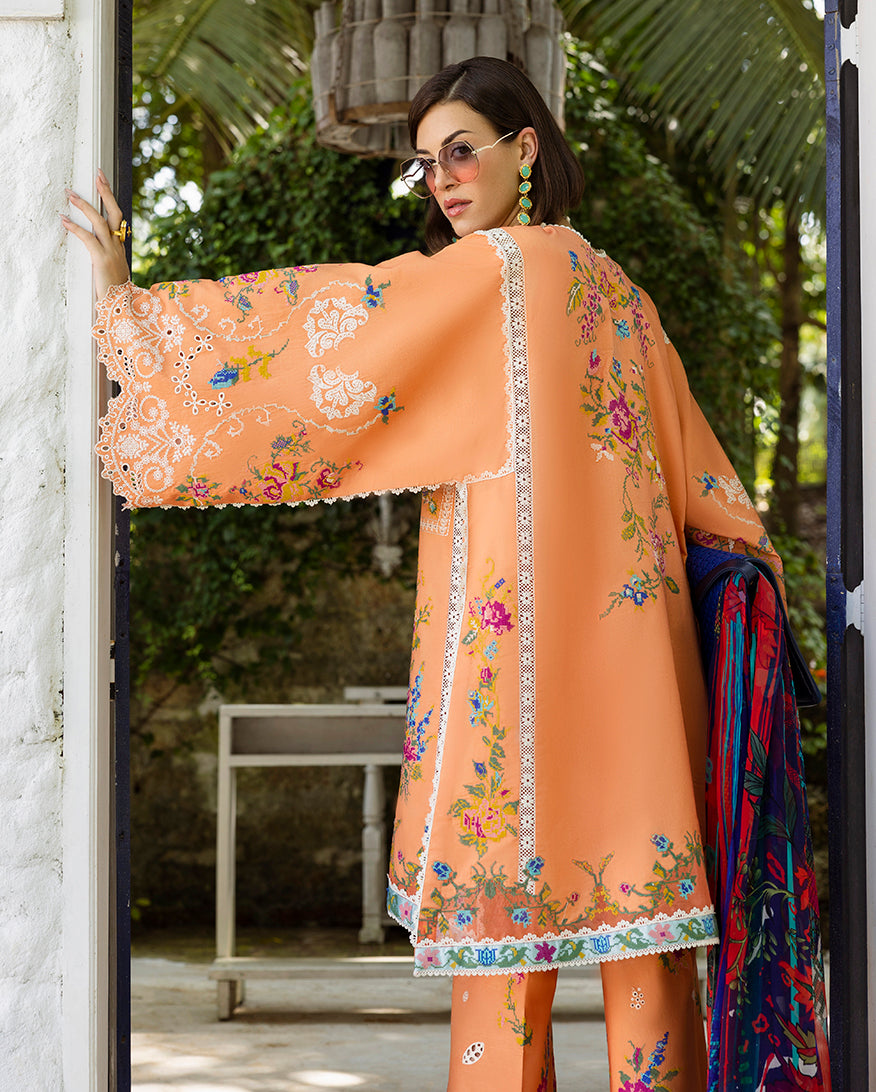 Esmel | Mon Tresor Luxe Lawn 26 | Que Sera Sera - by Libasekhas UK - Registered Vendor of : Esmel - 100% Original Designer Dress