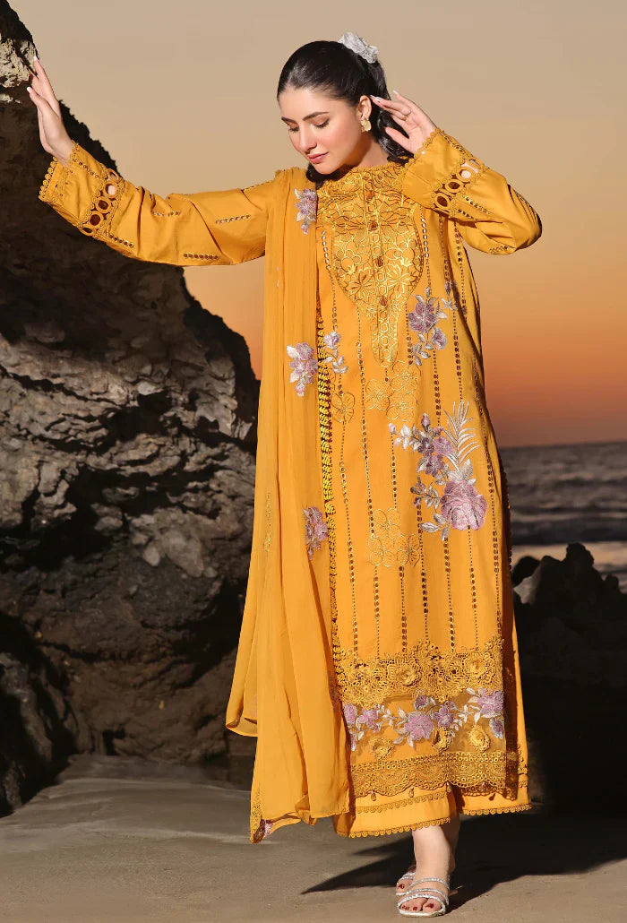 Humdum | Afsoon Lawn 24 | D06 - by - Libasekhas UK - Registered Vendor of : HumDum - 100% Original Designer Dresss