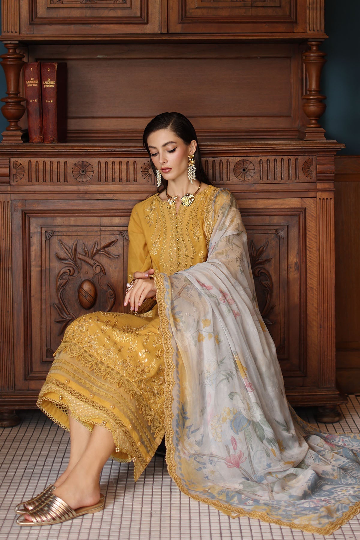 Nureh | Maya Lawn | NS-155 - by - Libasekhas UK - Registered Vendor of : Nureh - 100% Original Designer Dresss