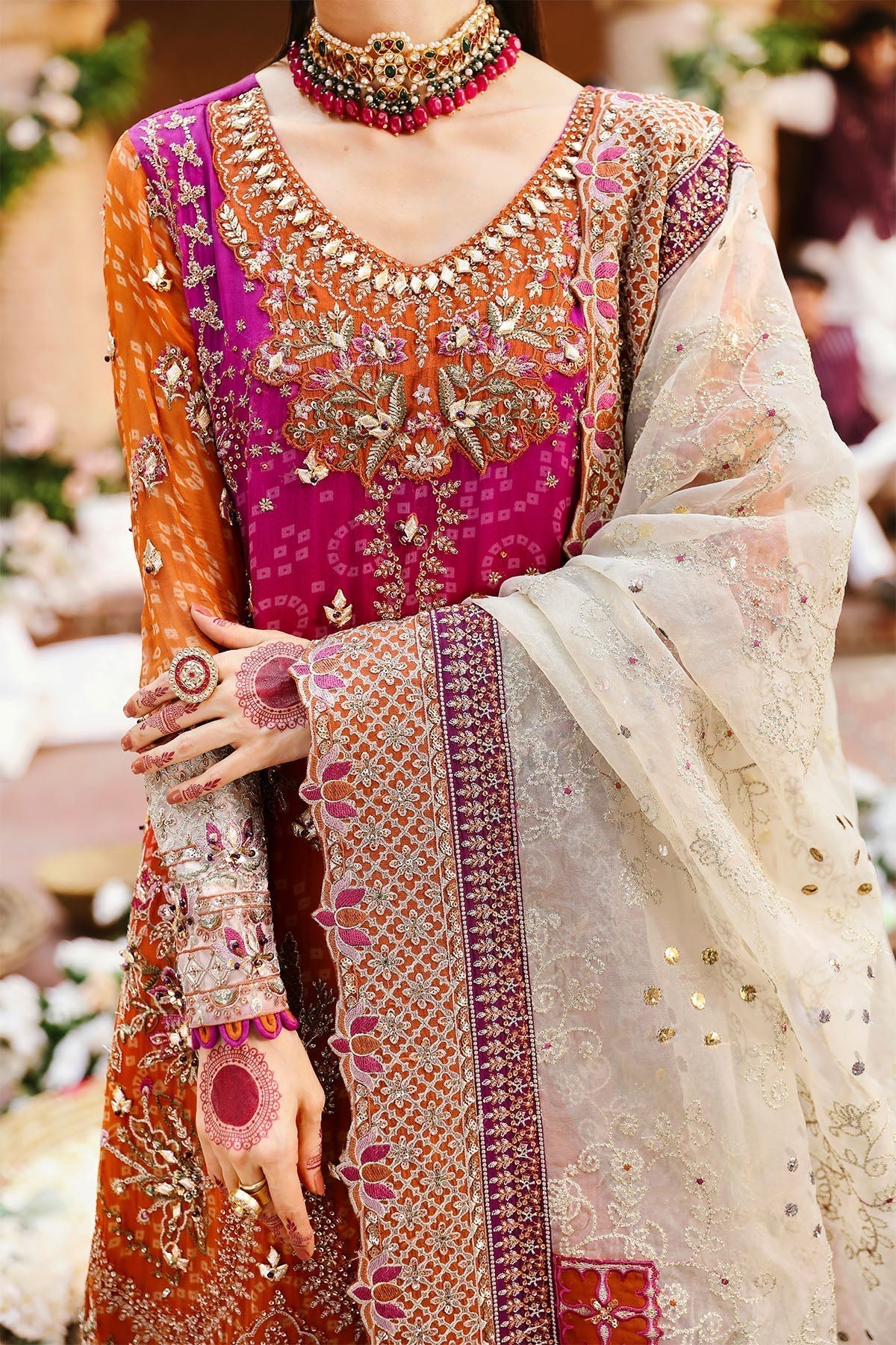 Nureh | Jhoomro Wedding Formals | NL-66 BANO - by - Libasekhas UK - Registered Vendor of : Nureh - 100% Original Designer Dresss
