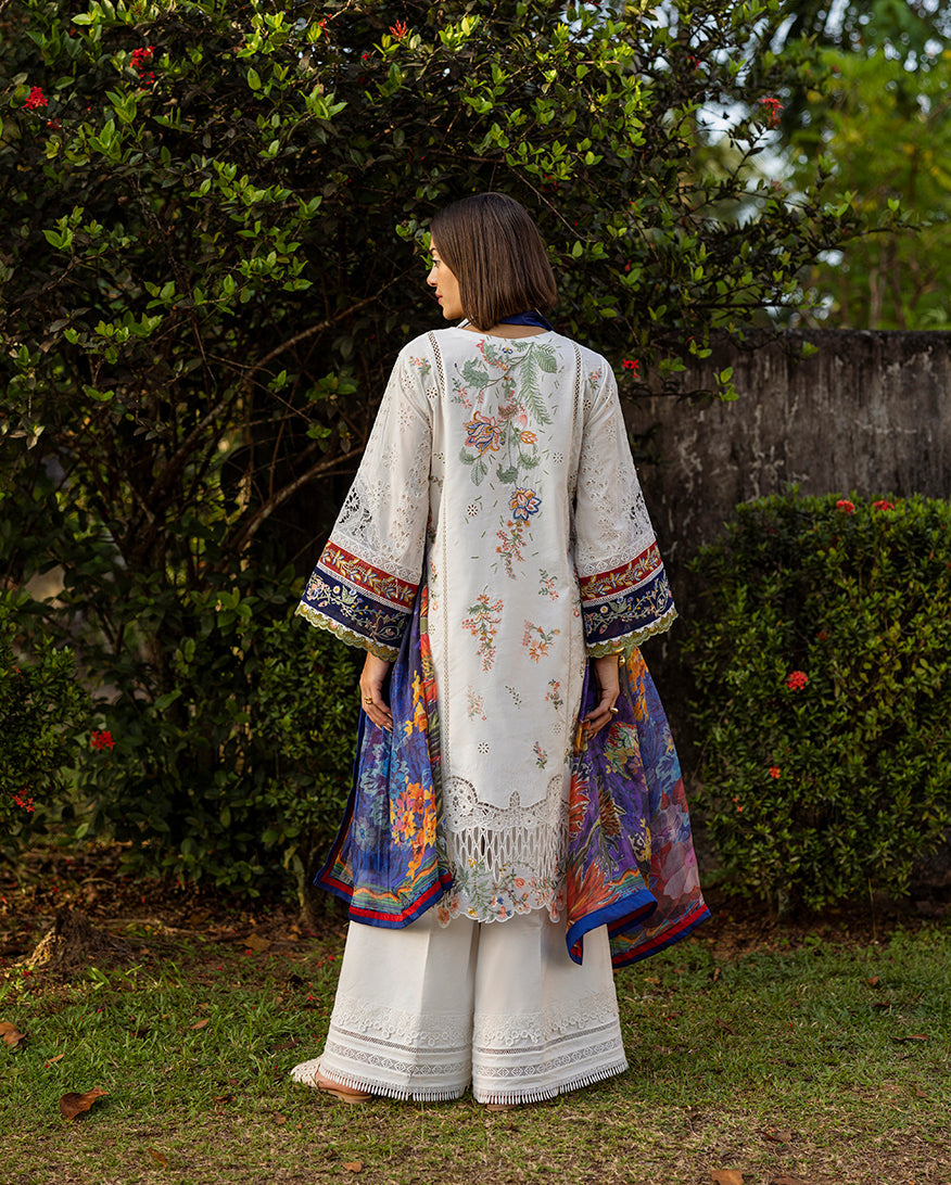 Esmel | Mon Tresor Luxe Lawn 26 | Clair De Lune - by Libasekhas UK - Registered Vendor of : Esmel - 100% Original Designer Dress