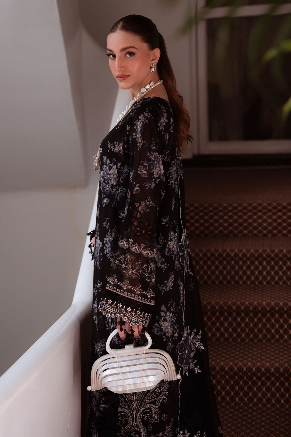 Nureh | Swiss Lawn | NS-164 - by Libasekhas UK - Registered Vendor of : Nureh - 100% Original Designer Dress